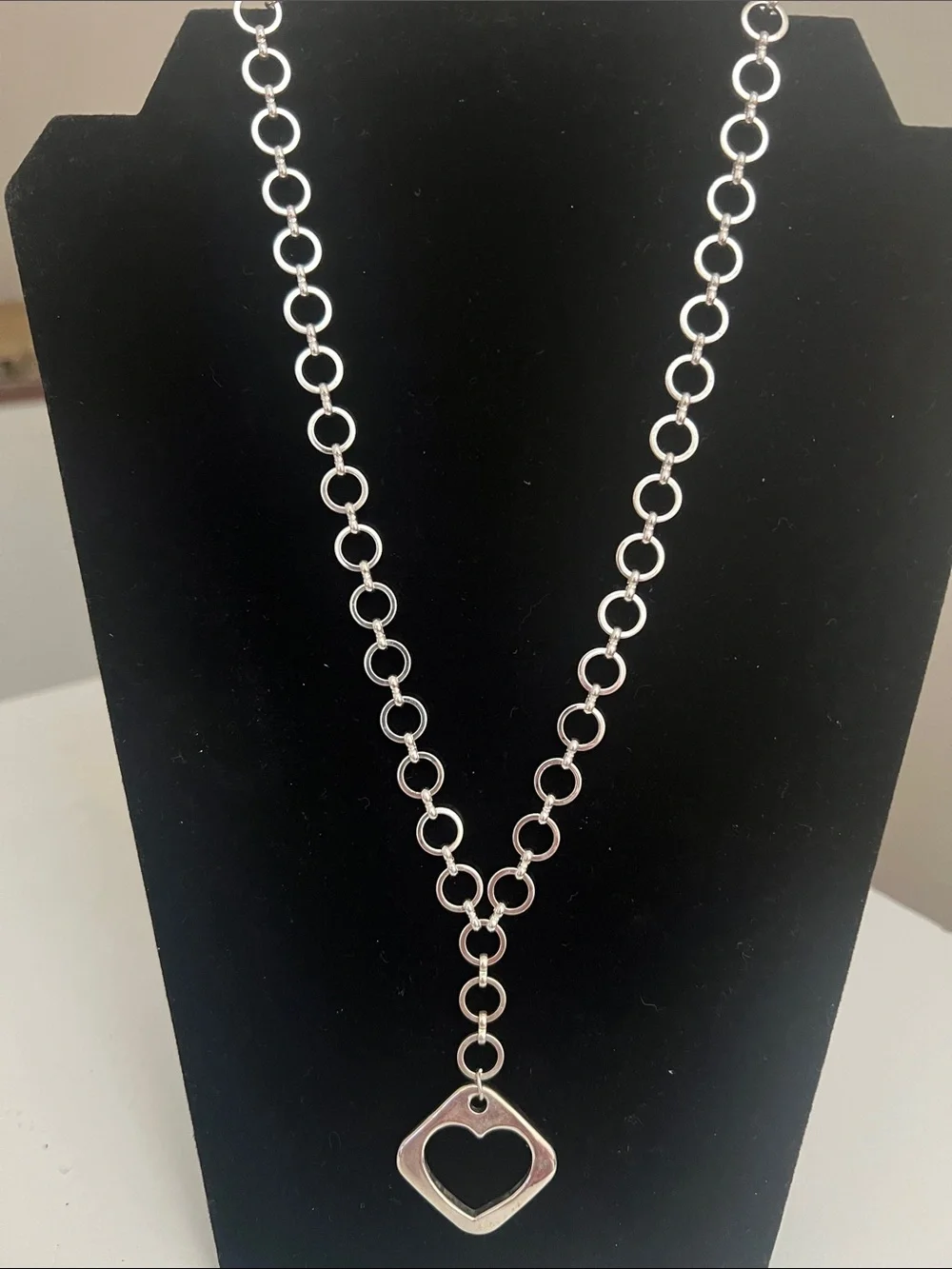 Vintage shiny silver